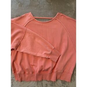 American‎ Eagle Pullover Womens Large Twist Back Sweatshirt Crewneck Relaxed Fit